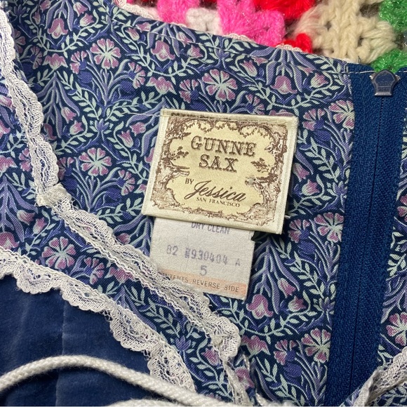 RARE William Morris Print Gunne Sax - Picture 3 of 8